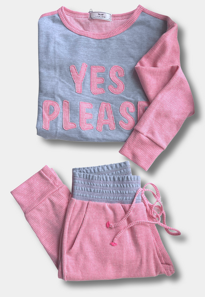 Conjunto de Moletom Bordado