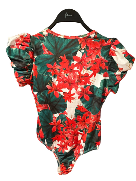 Floral Red Body