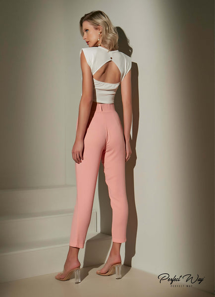 Off-White Muscle Tee with Yoke