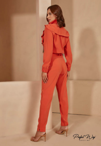 Orange Relaxed Jacket