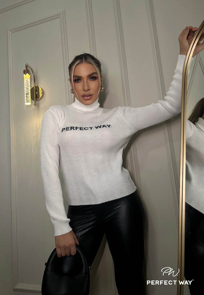 Off-White Knit Blouse