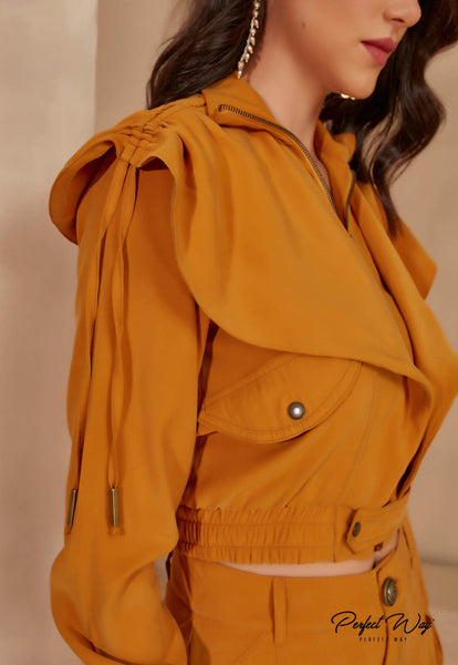 Mustard Relaxed Jacket