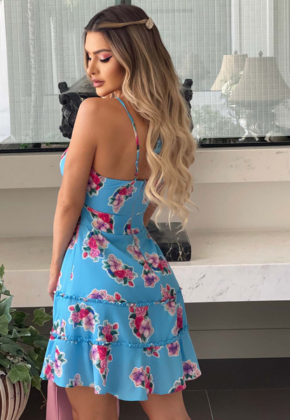 LOOSE DRESS WITH PRINT