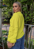 OVERSIZED TRICOT BLOUSE