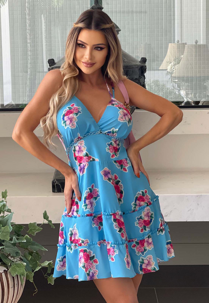 LOOSE DRESS WITH PRINT