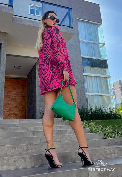 THREE-PIECE TOP W/ SMOCK SHIRT + SHORT
