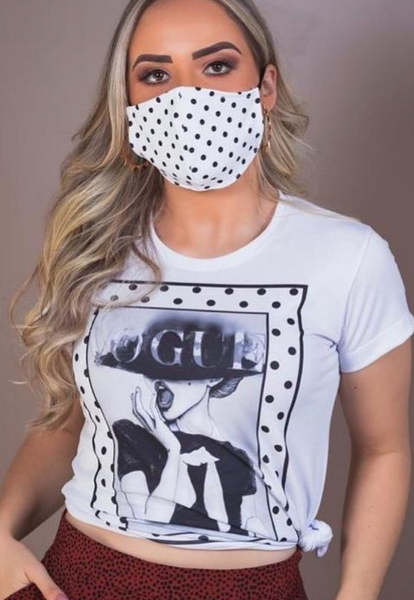 Casual T-shirt with mask