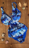 One- Piece Neckline Swimsuit