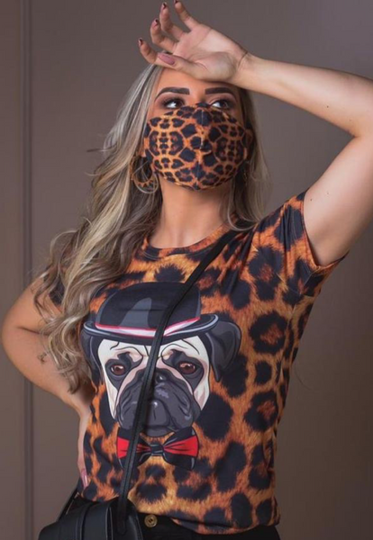 Casual T-shirt  with mask