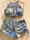 Short Bikini with cropped